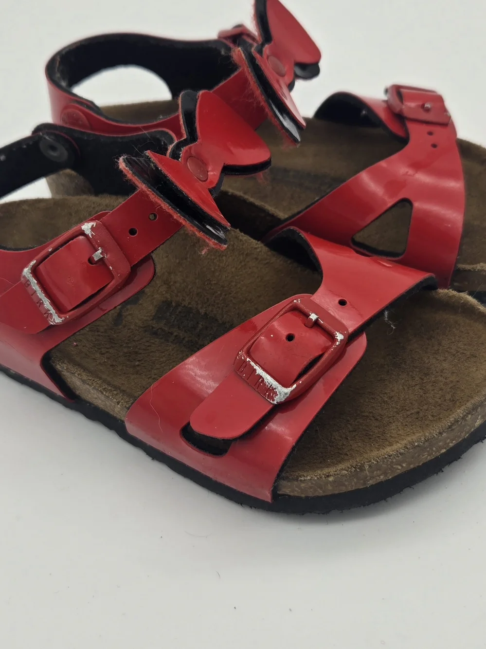 Birkenstock Red Bow Strap Kids Sandals Eu 26 Us 8